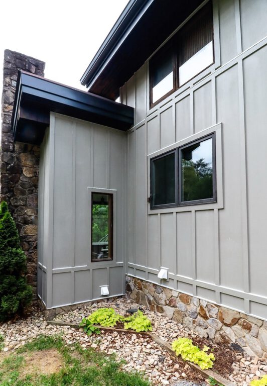 Front windows and siding Montvale