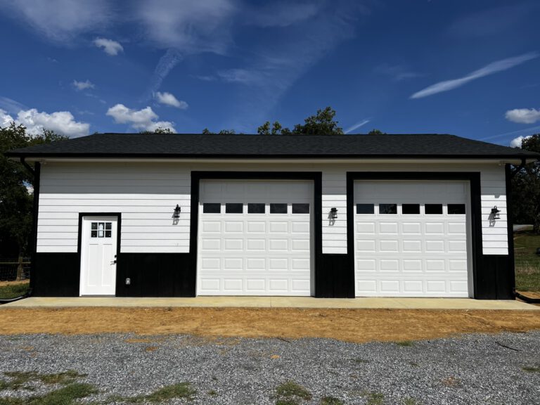 garage construction near Troutville VA Southern Trace Builders