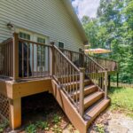 deck construction in Goodview VA near Roanoke - custom steps