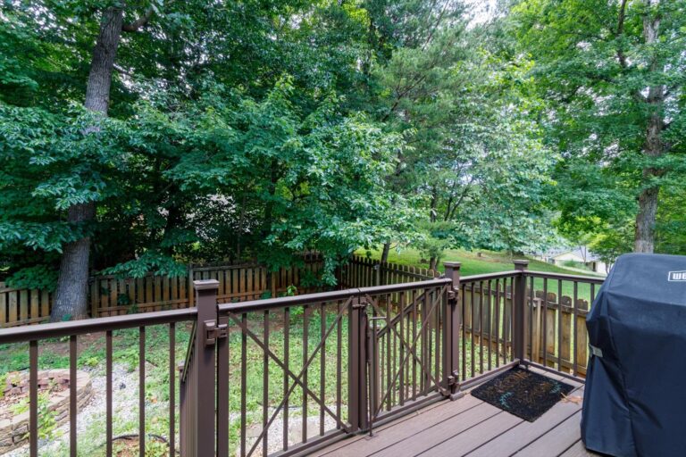deck construction in Goodview VA near Roanoke - custom porch gate