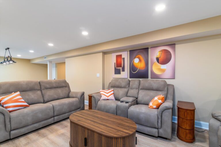 Roanoke basement remodel